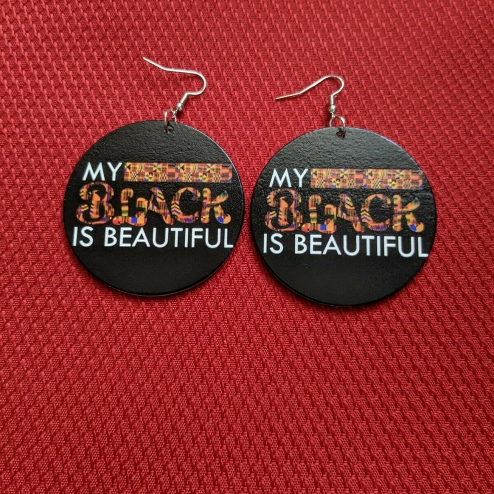 MY BLACK IS BEAUTIFUL African American Earrings